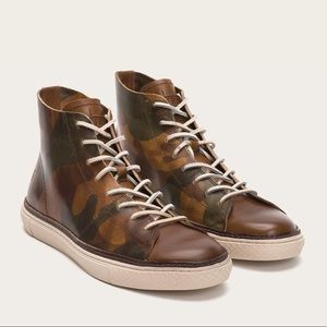 FRYE gates camo high top men’s sneakers